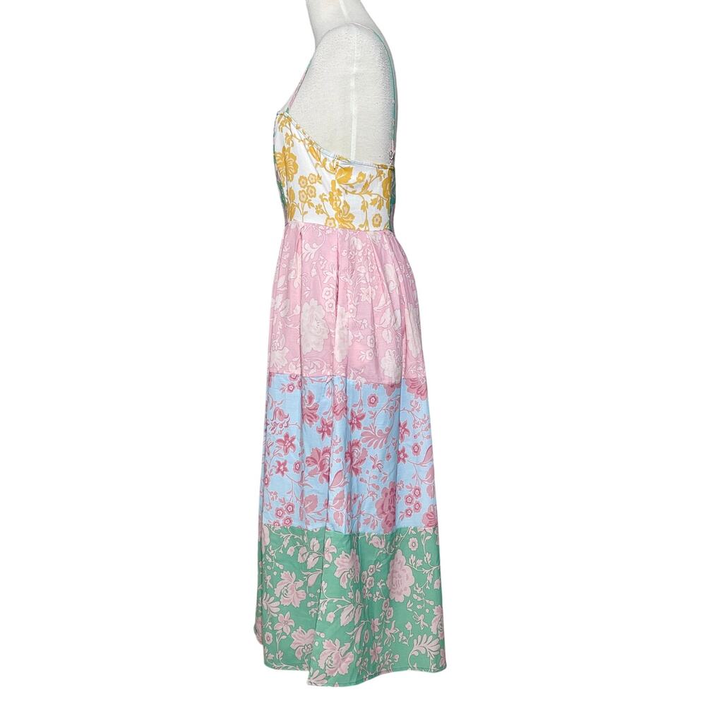 Petal & Pup SHELBY MIDI DRESS SZ L Floral Multicolor - Picture 7 of 12